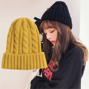 빅사이즈사랑해요 C403L012 큐트업꽈배기니트모자 DT (S6417212)