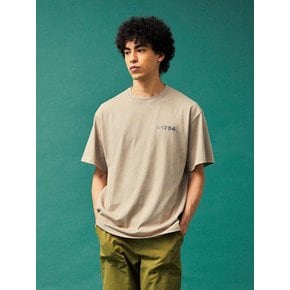 MODERN CITY LOGO S/S T-SHIRTS 내추럴베이지