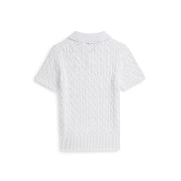 폴로 키즈 남아 8-18세 케이블 니트 코튼 폴로 칼라 스웨터(CWPOSWEY6820689100)