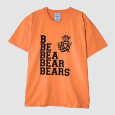 베어스 반팔 티셔츠 오렌지 T-BEARS ORANGE