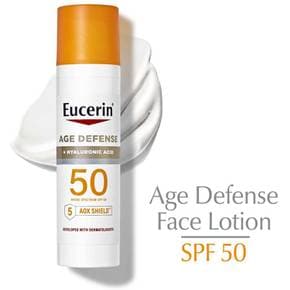 유세린 에이지 디펜스 선크림 SPF50 Eucerin Age Defense Sunscreen 2.5oz