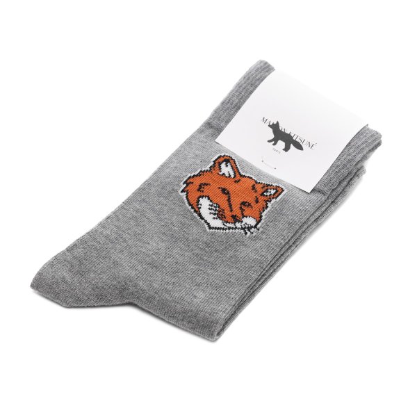 [부산점] 25FW 남성 폭스헤드 양말 (PM06400KT0010 H170 M 25F)