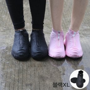 비오는날 장마철 슈커버 신발 덧신 방수 커버 블랙 XL