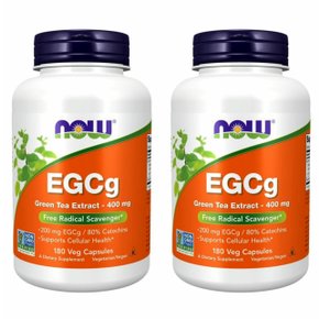 녹차 추출물 EGCg 카테킨 400mg 180베지캡슐 X 2통