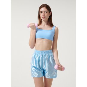 Shiny Sports Track Shorts (SKYBLUE)