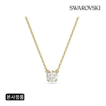 스와로브스키 [본사정품/쇼핑백증정] Stilla 화이트 골드 목걸이 5636703
