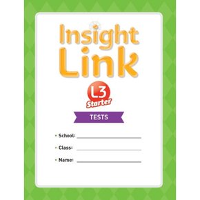 [따뜻한책방] Insight Link Starter. 3(Tests)