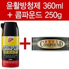 윤활방청제360ml 콤파운드250g 2종