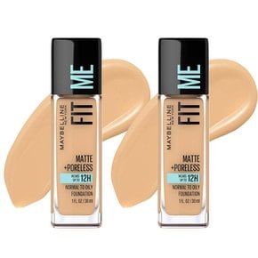 Maybelline 메이블린 뉴욕 핏 미 매트 포어리스 파운데이션 30ml 238 리치 탠 2개