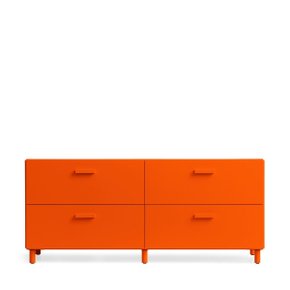 스트링 String Relief Chest Of Drawers Low Orange 릴리프 서랍장 로우 오렌지(예약주문)