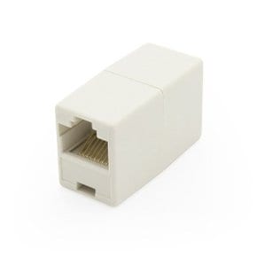 RJ45 8P8C I형 랜 커플러 화이트 1개 HT-I27