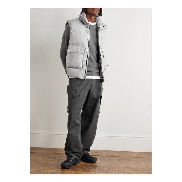 리사이클 셸 후드 다운 질레 그레이 46376663162831264