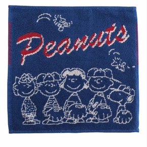 0008 25cm PEANUTS SNOOPY 000193-0008-03 스누피 수건 손수건 (네이비) 여성 여성 핸드 타월 약