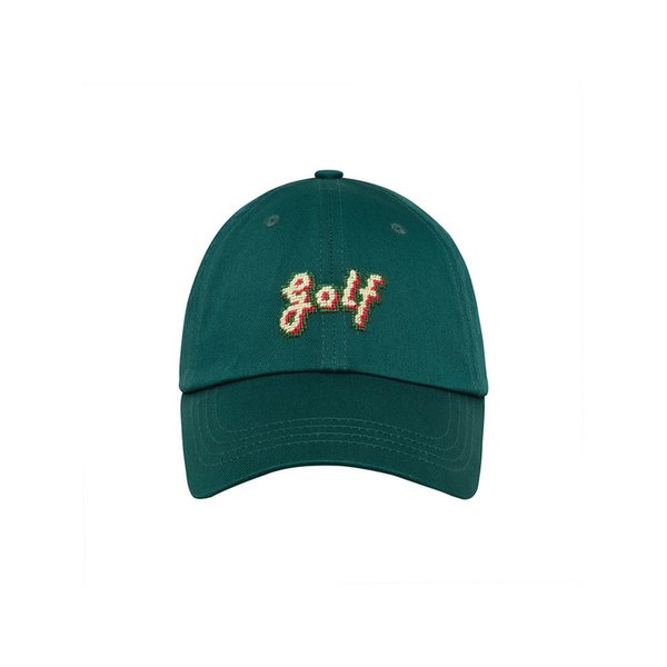 Golf NEEDLEPOINT HAT - GREEN