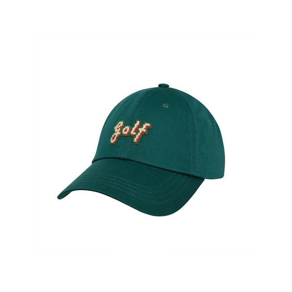 Golf NEEDLEPOINT HAT - GREEN