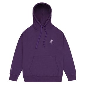 SMALL LOGO MONOGRAM HOODIE_VIOLET