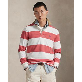 폴로 랄프 로렌 남성 클래식핏 카키 칼라 럭비 셔츠(MNPOKNI16824868600)