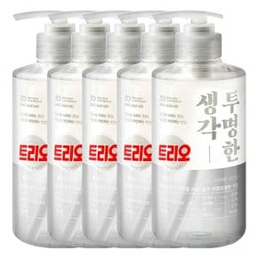 트리오 투명한생각 주방세제 용기 500ml X 5개