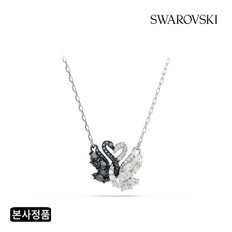 [본사정품/쇼핑백증정] Swan 블랙 로듐 목걸이 5705721