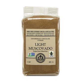  인디아트리 라이트 무스코바도 설탕 Light Muscovado Sugar 453g