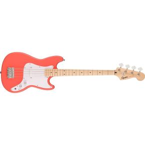 일본 펜더 재즈베이스 Squier by Fender Sonic Bronco 베이스 메이플 핑거보드 화이트 픽가드 타