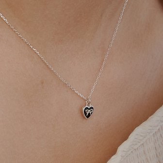 프리모떼 [엔믹스 해원 착용]PRN253 endearing ribbon necklace