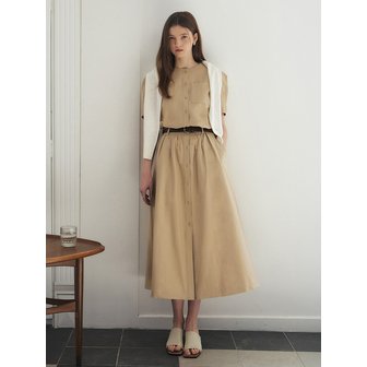 아티드 투웨이 코튼 반팔 원피스_3COLORS