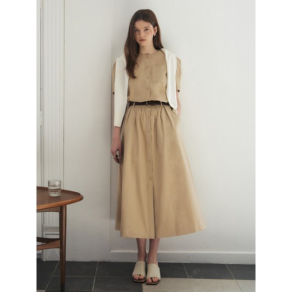 투웨이 코튼 반팔 원피스_3COLORS