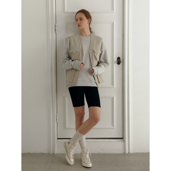 [리퍼브] UTILITY POCKET VEST BEIGE