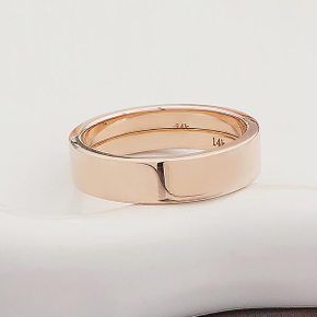[rorojewelry]할로우 스퀘어 5mm / 14k 반지