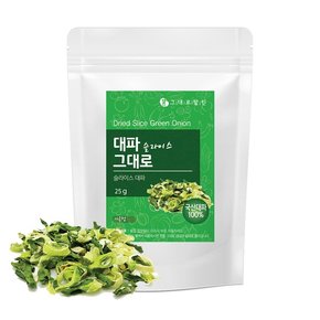 대파 슬라이스 천연조미료 마른 대파 (25g)