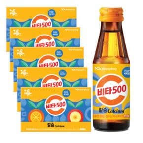 비타500 칼슘 100ml 50입 / 병문안비타민음료/ 선물용음료 /