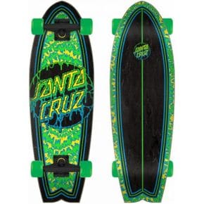 미국 산타쿠르즈 스케이트보드 Santa Cruz Skateboard Cruiser Toxic Dot Cruzer Shark 8.8 x 2