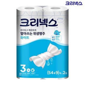 크리넥스 빨아쓰는 행주타월 54매+9매 x2롤_P301789873