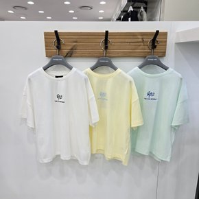 여아 베이직  로고 티셔츠   2421T151_SH