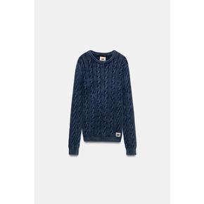 ZARA 자라 오버사이즈 케이블 니트 스웨터 프루트 오브 더 룸 2142 323 417