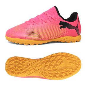 푸마 PUMA 퓨처7 플레이 J 유소년 TT 인조잔디용 풋살화 축구화 핑크 107737 03_P376530110