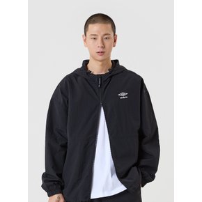 남녀공용 클래식 후드형 바람막이 집업 자켓 UQ221CJK42