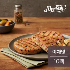맛있닭 닭가슴살 스테이크 야채맛 100gX10개 (1kg)