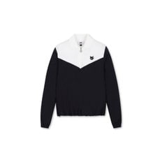 Women Block Half Zip Sweater_WWWAA24630BKX