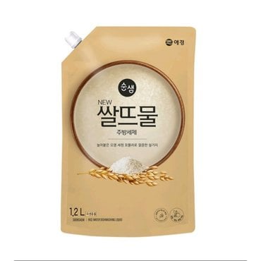 신세계 규격 애경 순샘 쌀뜨물 주방세제 리필 1.2L