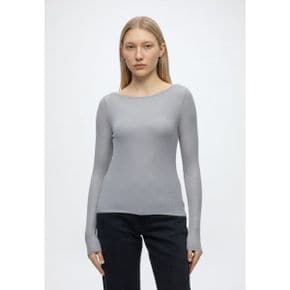Abercrombie  Fitch 애버크롬비 앤 피치 쉬어 립 투퍼 - 긴 소매 상의 연회색 8092516