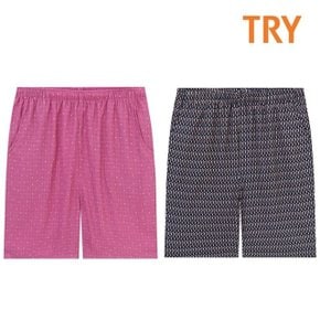 TRY 여성 레이온 5부 파자마 잠옷반바지 홈웨어(택1) (WF6138C)