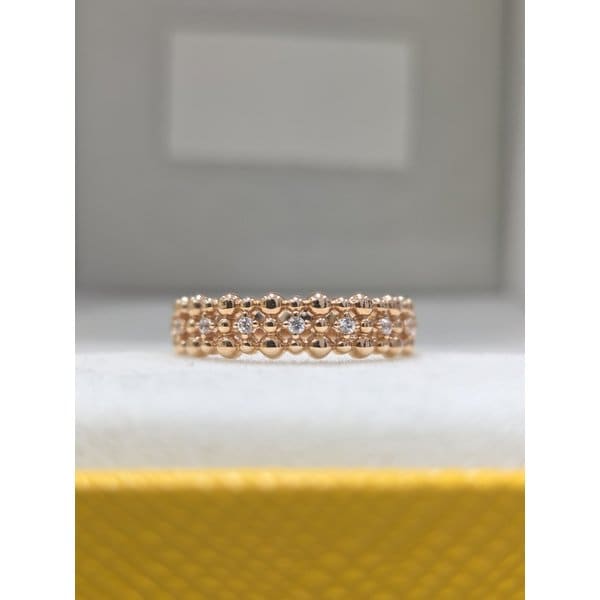 [파주점] [루앙쥬P] 화이트큐빅 볼(Ball) 반지 PG 14k 250100392