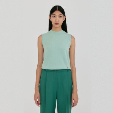 EENK ZAN Roundneck Knit Vest - Mint