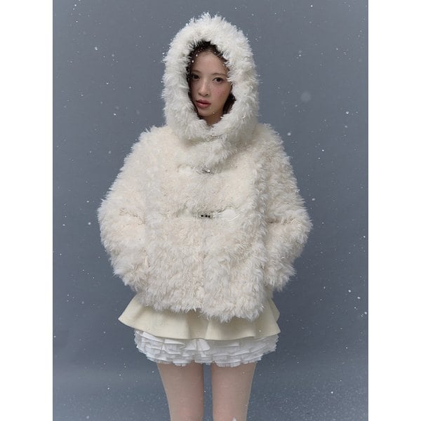 TEDDY HOOD JACKET_TT5W006IV