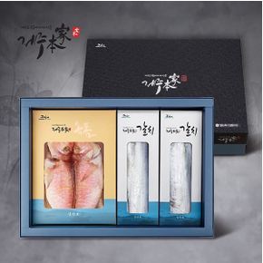 [9/3(화)순차출고][제주본가][냉동]성산포 옥돔갈치 혼합세트 1호(옥돔: 3미 540g/갈치 2미 1.11.2kg, 4토막)