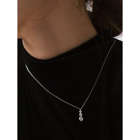 [Silver925] Pozsony Snow Necklace