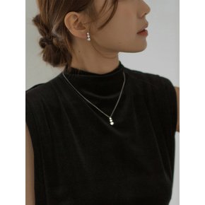 [Silver925] Pozsony Snow Necklace