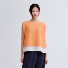 후레아 컬러 블로킹 7부 티셔츠_EPTSM025013